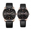 Alexandre Christie AC 8668 MDLBRBA LDLBRBA Rosegold Black Couple